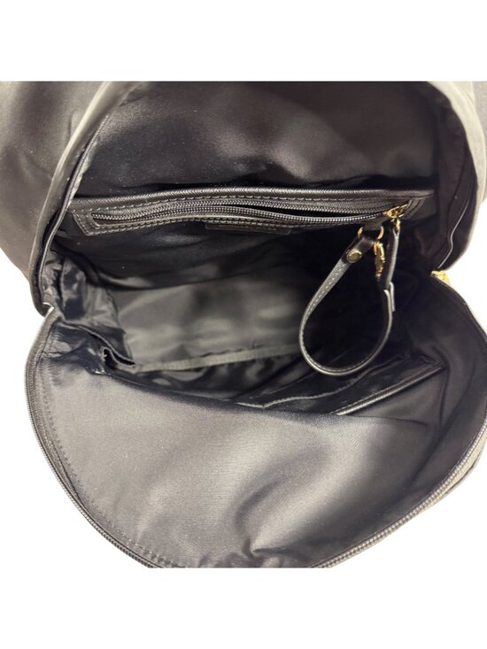 Michael Kors Black Nylon Kelsey Large Backpack Travel Laptop City Designer EUC main image 9